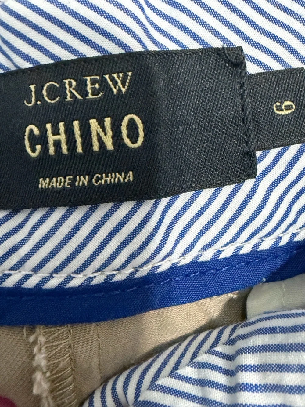 J. Crew Women's Khaki Chino Shorts size 6
